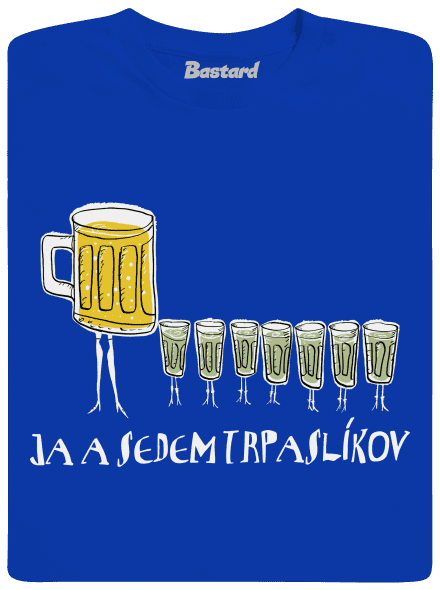 Ja a sedem trpaslíkov pánske tričko Royal Blue