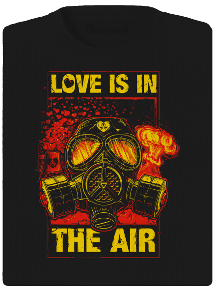 Love is in the Air dámske športové tričko Black