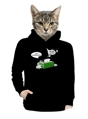 dámska mikina klokanka