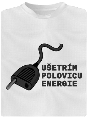 Ušetrím polovicu detské športové tričko White