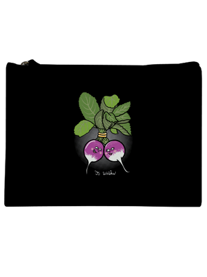 Reďkovky vo zväzku taštička Black