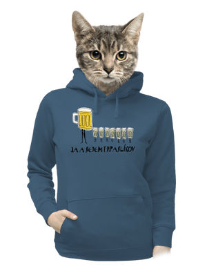 dámska mikina klokanka