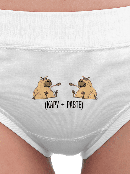 Kapy paste dámske nohavičky White