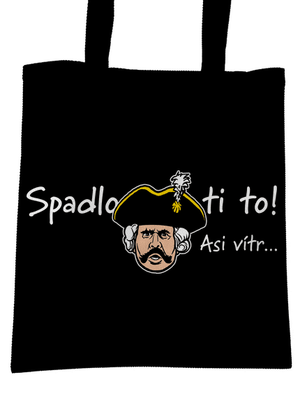 Spadlo ti to taška Black