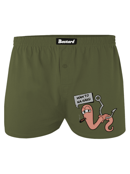 Na háku pánske trenky Khaki