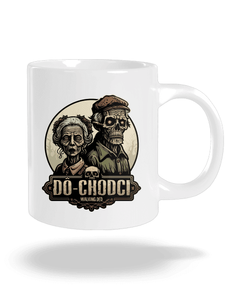 Dô-chodci veľký hrnček White
