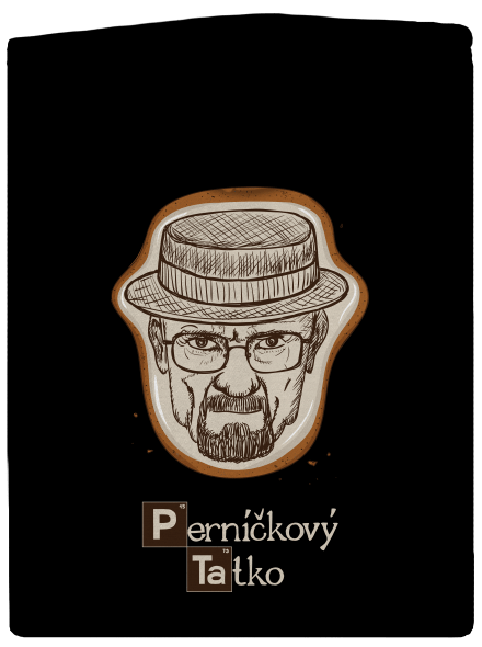 Perníčkový tatko a Perníček dámska mikina na zips Black