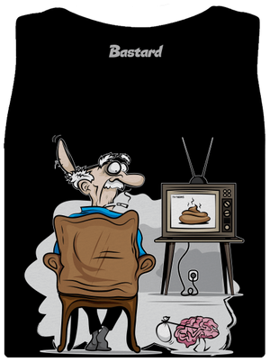 TV News dámske tielko klasické Black