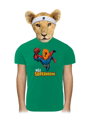 Môj superhrdina detské športové tričko Kelly Green Mal