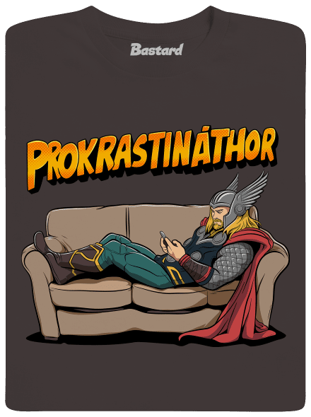 Prokrastináthor pánske dlhý rukáv Bear Brown