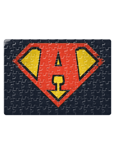 Som superhrdina puzzle White