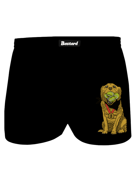 Zlatý retriever pánske trenky Black