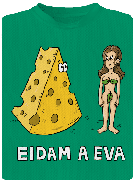 Eidam a Eva detské športové tričko Kelly Green Mal