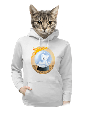 dámska mikina klokanka