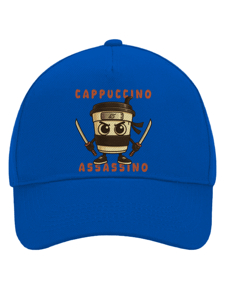 Cappuccino Assasino – Italian Brainrot šiltovka baseballka Bright Royal