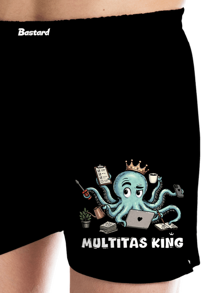 Multitas king pánske trenky Black