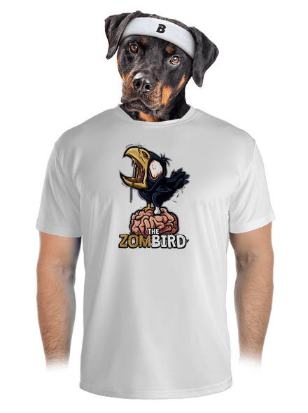 Zombird pánske športové tričko White