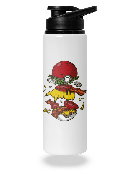 Pokémon burger flaša na vodu White