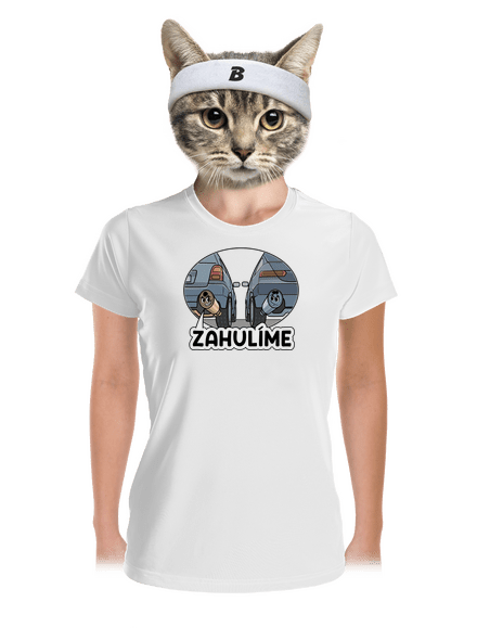 Zahulíme dámske športové tričko White