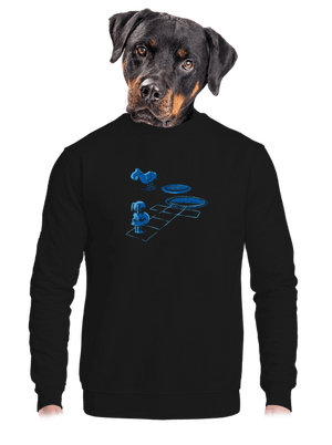 unisex mikina bez kapucne