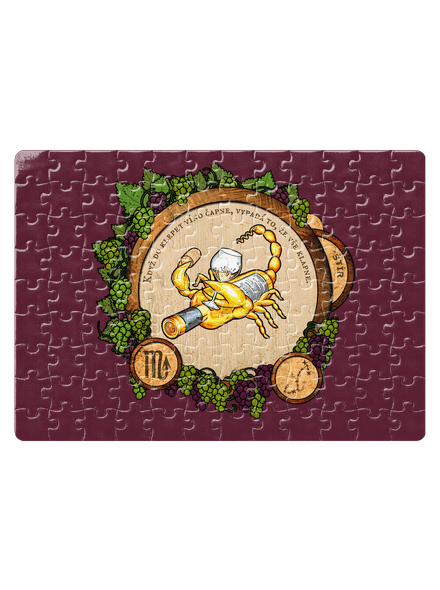 Vínny horoskop: Škorpión puzzle White