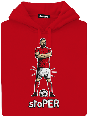 Stoper pánska mikina klokanka Red