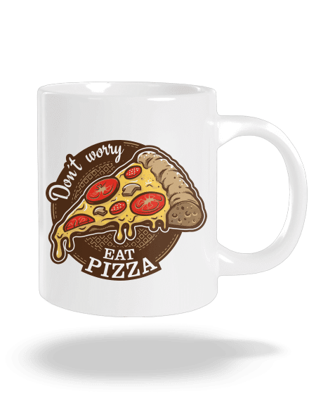 Pizza veľký hrnček White