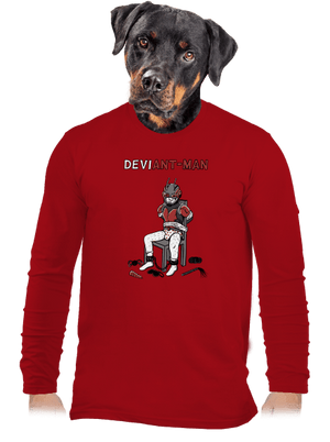 DeviAnt-man pánske dlhý rukáv Red