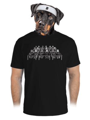 Cimrman: Debil, blbeček pánske športové tričko Black