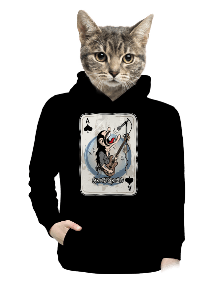 Ace of Spades dámska mikina klokanka Black