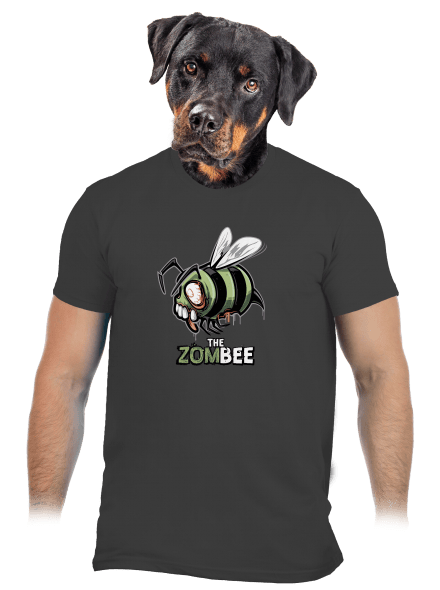 ZomBee pánske tričko Dark Grey
