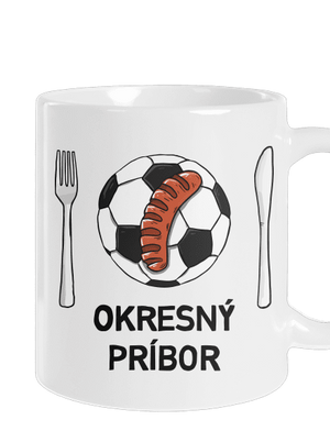 Okresný príbor klasický hrnček White