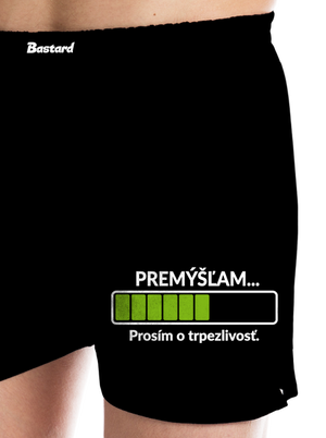 Premýšľam pánske trenky Black