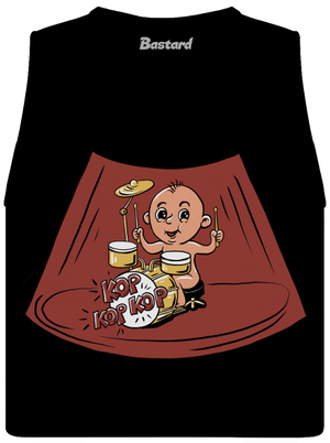 Bubeníček dámske tielko voľné Black