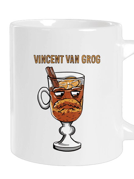 Vincent van Grog veľký hrnček White