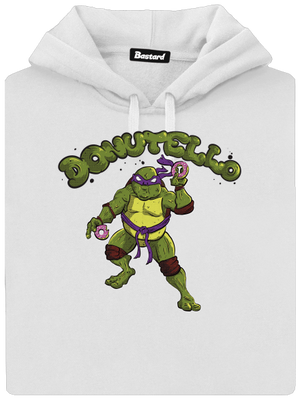 Donutello dámska mikina klokanka White