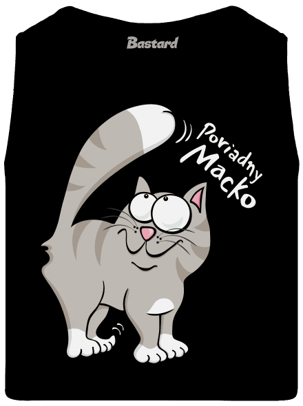 Macko a Micka pánske tielko Black