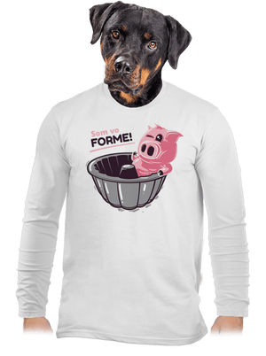 Vo forme pánske dlhý rukáv White