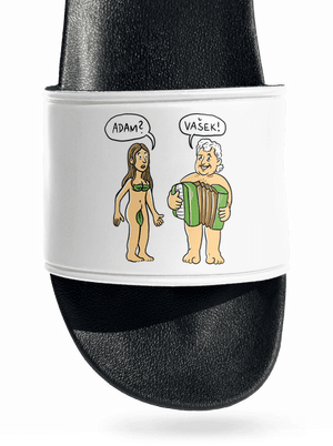 Eva a Vašek šľapky White