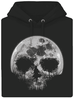 Smrtiaci spln unisex mikina premium Dark Black