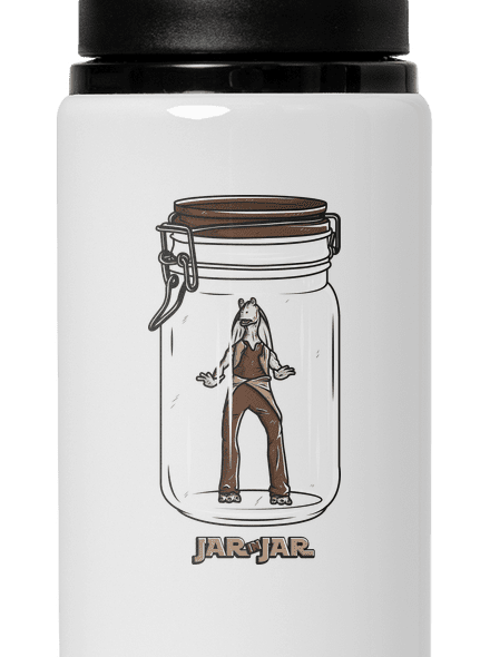 Jar in jar flaša na vodu White