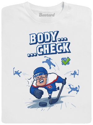Body check pánske dlhý rukáv White