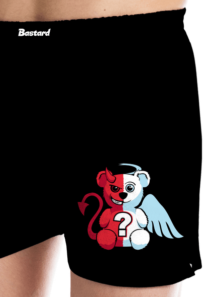 Anjel vs. diabol pánske trenky Black