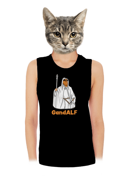 GandALF dámske tielko voľné Black