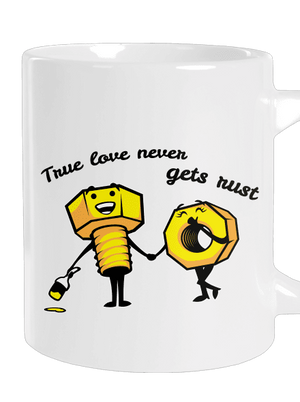 Pravá láska veľký hrnček White