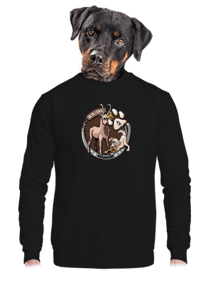 unisex mikina bez kapucne