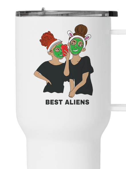 Best aliens termohrnček White