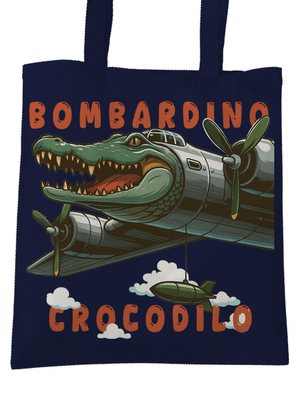 Bombardino Crocodilo – Italian Brainrot taška French Navy