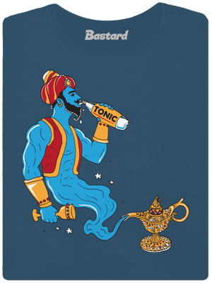 Gin a tonic dámske tričko prémium Petrol Blue