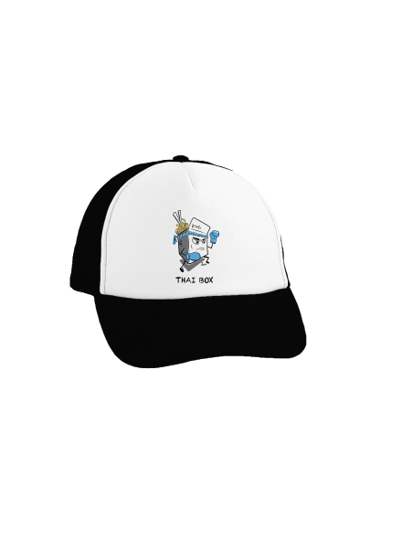 Thai box šiltovka truckerka Black cap